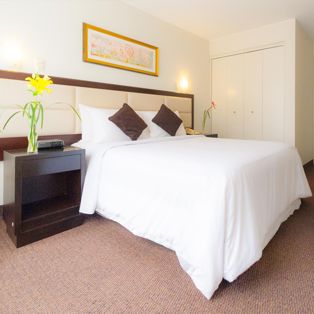 Habitacion Matrimonial Hotel Roosevelt San Isidro